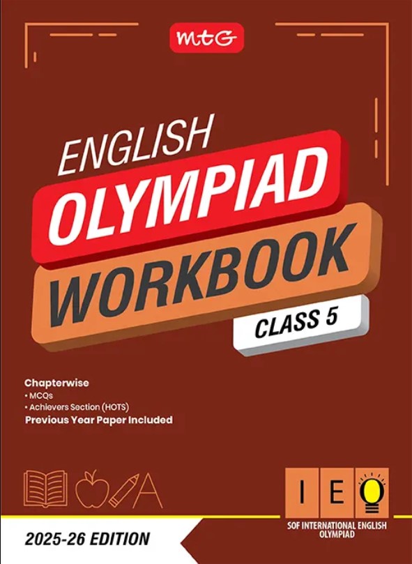 MTG International English Olympiad (IEO) Workbook for Class 5 - SOF Olympiad Preparation Books | 2025-2026 Edition